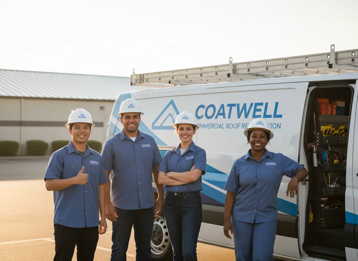 Commercial roof coating company in Kechi, KS